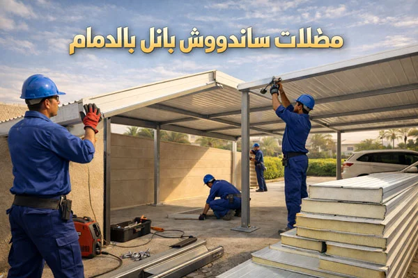 مظلات ساندوتش بانل بالدمام