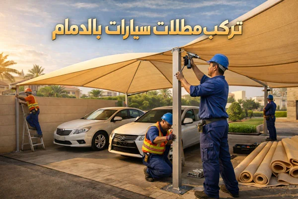 تركيب مظلات سيارات بالدمام